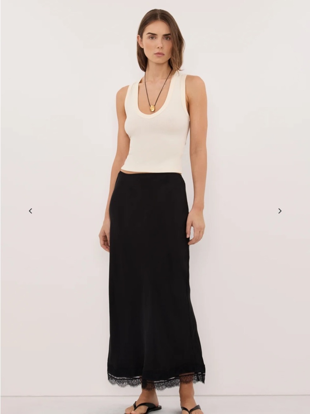 DISSH Yasmin Straw Sleeveless Knit Tank Top NWT